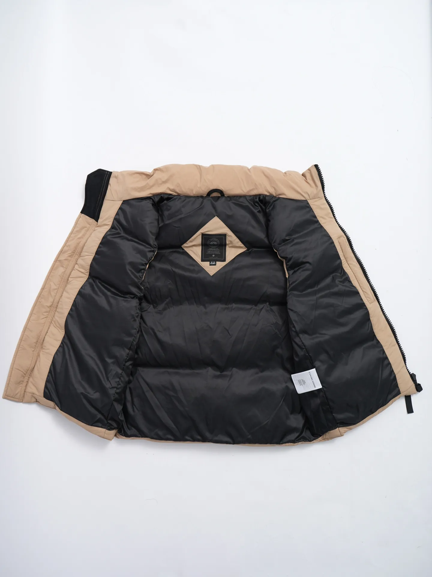 P560 CANADA GOOSE Canada Goose Lawrence men's brown black label down vest down jacket 2804MB